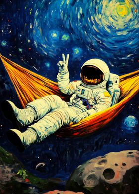 Astronaut in Hammock