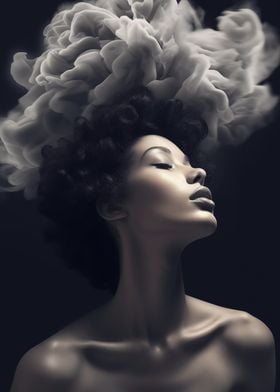 Woman with Smoke Hair