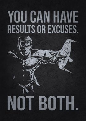 Excuses vs Results - Anime Workout