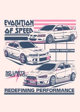 Mitsubishi Evolution of Speed