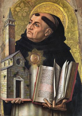 Saint Thomas Aquinas Painting