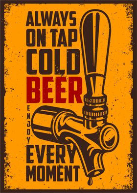 Cold Beer Poster