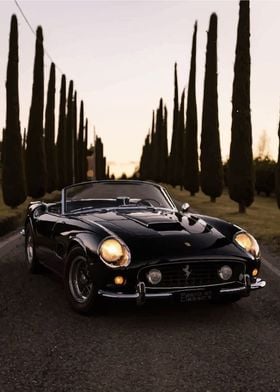 Black Ferrari 250 GT