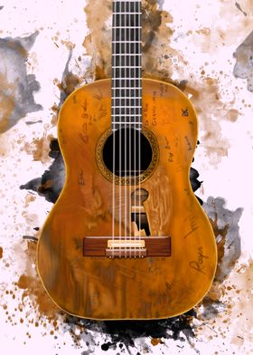 Vintage Acoustic Guitar