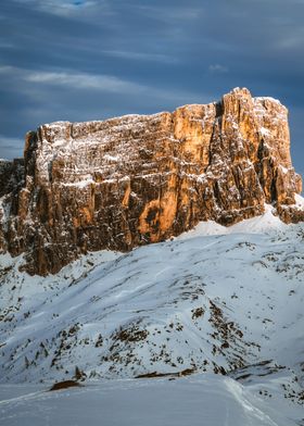 Snowy Mountain Peak