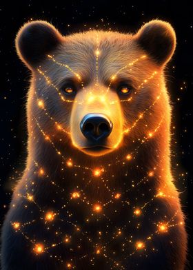 Bear with Glowing Lights Animal