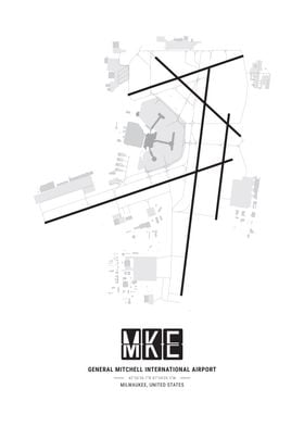 Milwaukee Airport Layout