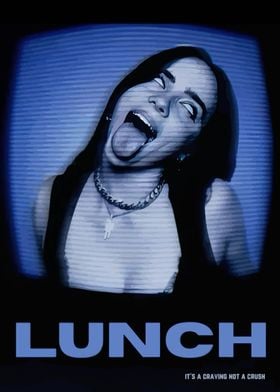 Billie Eilish Lunch Poster