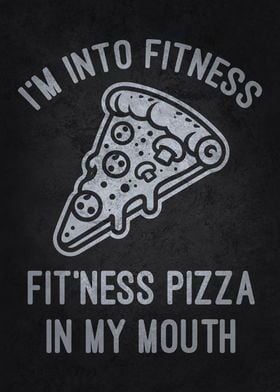 Fitness Pizza In My Mouth - Funny Workout