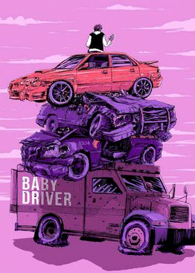 Baby Driver Movie Poster