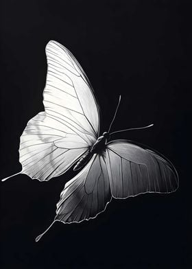 Animal White Butterfly