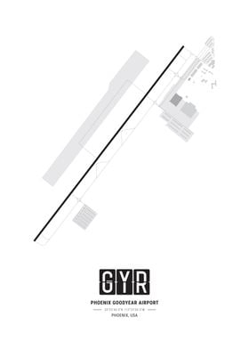 Phoenix Goodyear Airport Map