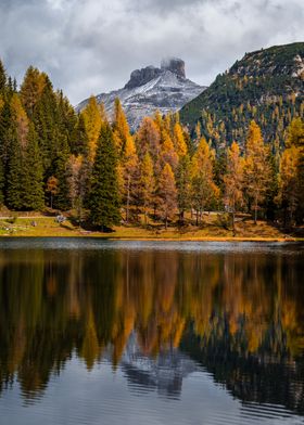 Mountain Lake Reflection