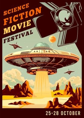 Sci-Fi Movie Festival Poster