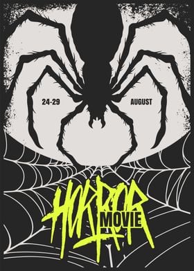 Horror Movie Poster Spider