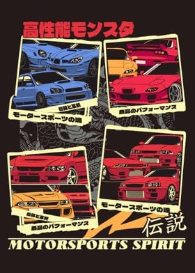 Japanese Sports Car Print