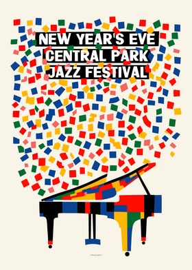 New Year's Eve Jazz Festival Poster