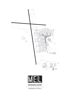 Melbourne Airport Map