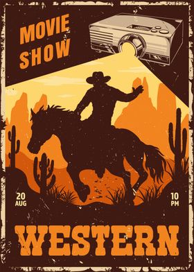 Western Movie Show Poster