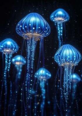 Glowing Jellyfish