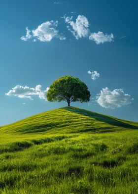 Lone Tree on Hilltop