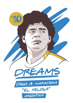 Diego Maradona Poster