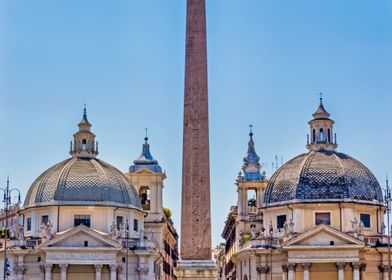 Roman Obelisk and Churches