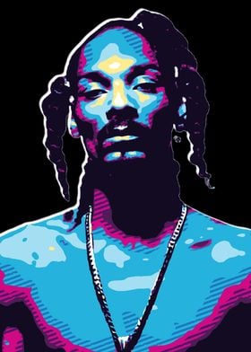 Snoop Dogg Pop Art Portrait