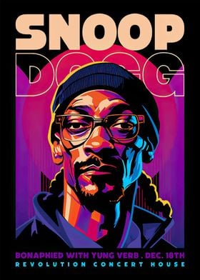 Snoop Dogg Concert Poster