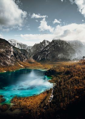 Mountain Lake Landscape