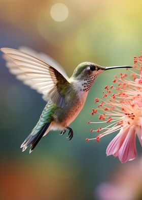 Hummingbird Feeding