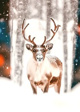 Reindeer in Winter