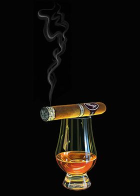 Cigar and Whiskey