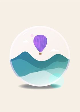 Glass Planet - Hot Air Balloon