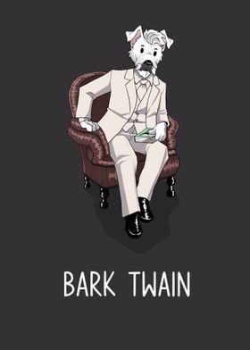 Bark Twain Illustration