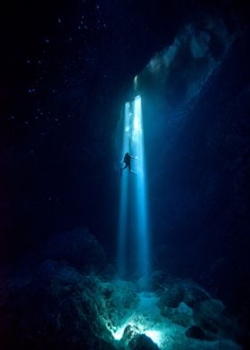 Diving in Deep Ocean