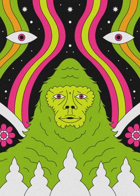 Psychedelic Bigfoot