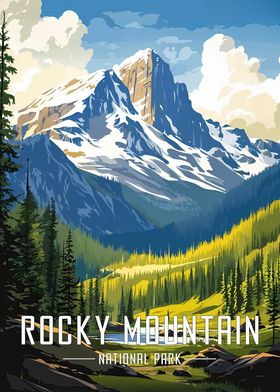 Rocky Mountain National Park Poster