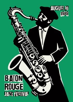 Baton Rouge Jazz Festival Poster