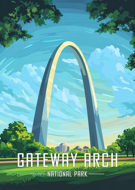 Gateway Arch National Park Poster