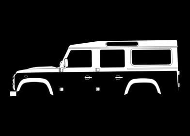 Defender 110 Silhouette