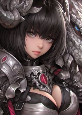 Anime Warrior Woman Anime Girl Waifu Gaming