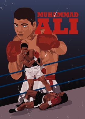 Muhammad Ali Boxing Poster