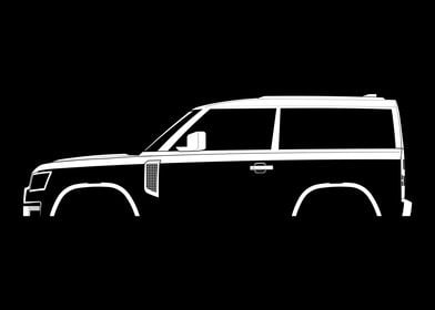 Defender 90 (2020) Silhouette