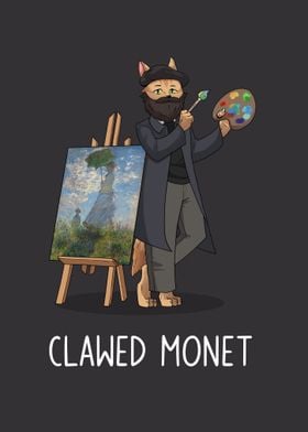 Clawed Monet Cat Artist