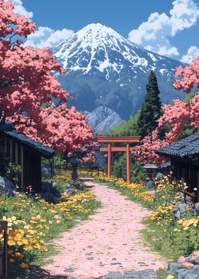 Japanese Mountain Village