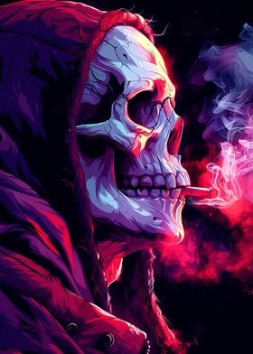 Smoking Skull