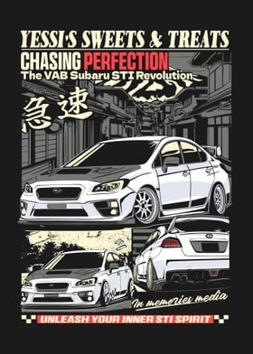 Subaru STI Revolution Graphic