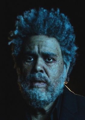 Man with Blue Hair and Beard