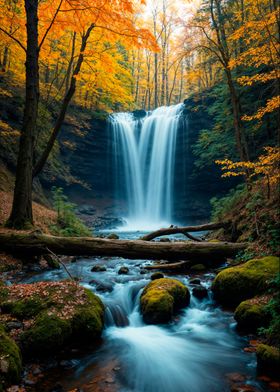 Autumn Waterfall